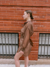 Load image into Gallery viewer, Barrie Belted Shirtdress | Mocha - SARAROSE