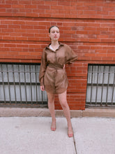 Load image into Gallery viewer, Barrie Belted Shirtdress | Mocha - SARAROSE