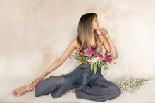 Load image into Gallery viewer, The Brandy Wide Leg Trousers | Galaxy Tweed - SARAROSE