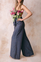 Load image into Gallery viewer, The Brandy Wide Leg Trousers | Galaxy Tweed - SARAROSE