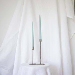 SOCCO Designs - Taper Candles - Pair Light Blue - SARAROSE