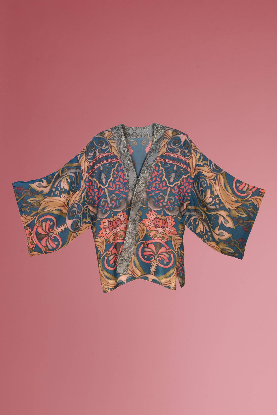 Powder Design inc - Decorative Damask Kimono Jacket - SARAROSE
