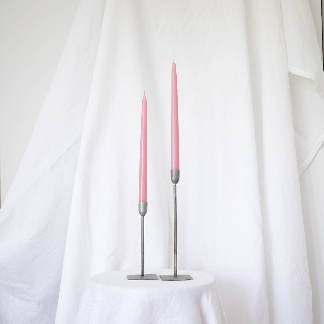 SOCCO Designs - Taper Candles - Pair Blush - SARAROSE