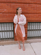 Load image into Gallery viewer, Barrie Belted Shirtdress | Mother Of Pearl - SARAROSE
