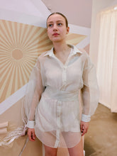 Load image into Gallery viewer, Barrie Belted Shirtdress | Sea Moss - SARAROSE

