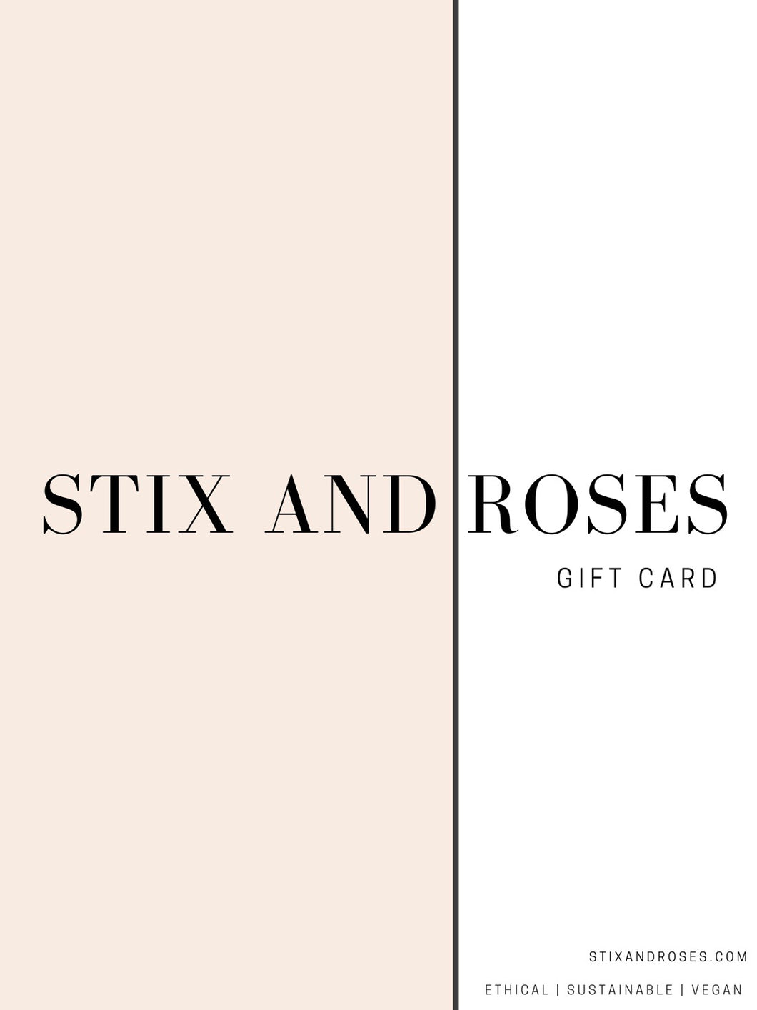 Stix and Roses Gift Card - SARAROSE